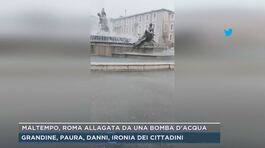 Maltempo, Roma allagata da una bomba d'acqua thumbnail