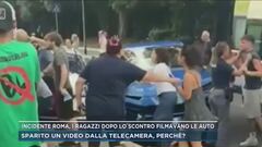 Incidente Roma, i ragazzi dopo lo scontro filmavano le auto ...