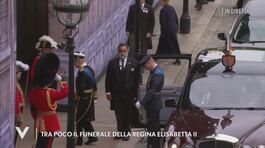 L'arrivo di Re Carlo III e dei principi William e Harry ai funerali di Elisabetta II thumbnail