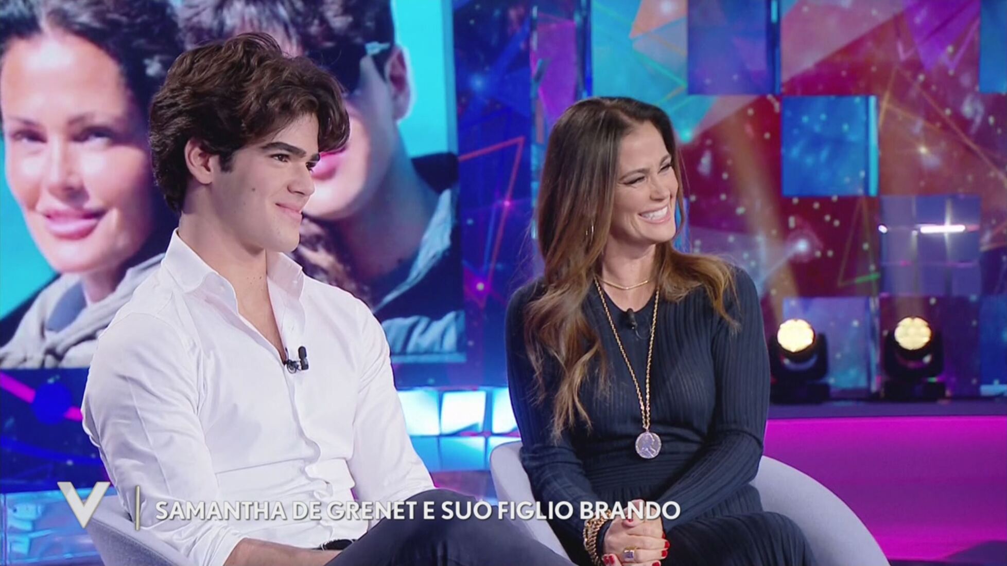 Verissimo: Samantha De Grenet e il figlio Brando Video | Mediaset Infinity