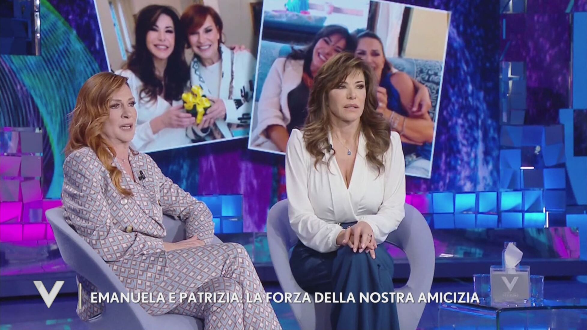 Verissimo: Emanuela Folliero e Patrizia Rossetti: 