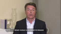 Renzi vuole il ritorno di Draghi