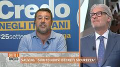 Matteo Salvini: "Subito nuovi decreti sicurezza"
