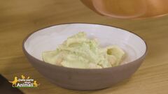 Straccetti di pasta fresca alla crema di broccoli e ceci