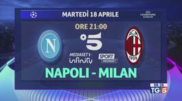 Napoli Milan, la notte in diretta su Canale5 thumbnail