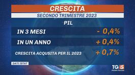 La crescita frena, Pil cala dello 0,4% thumbnail