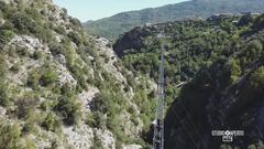 In Basilicata il ponte tibetano più lungo d'Europa