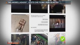 "Milanobelladadio", il sito che filma i rom in metro thumbnail