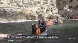 Blitz degli eco-attivisti a fontana di Trevi thumbnail