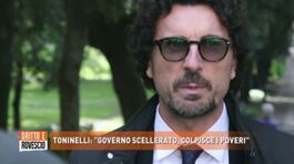 Toninelli: "Governo scellerato, colpisce i poveri" thumbnail