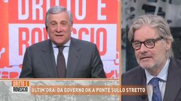 Il Ministro degli Esteri Antonio Tajani sull'ok al ponte sullo stretto thumbnail