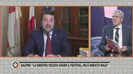 Matteo Salvini su Sanremo: "La sinistra voleva usare il festival ma è andata male" thumbnail