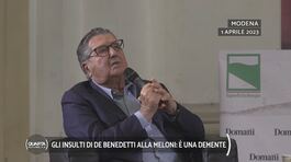 Gli insulti di De Benedetti alla Meloni: E' una demente thumbnail