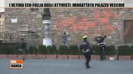 L'ultima eco-follia degli attivisti: imbrattato Palazzo Vecchio thumbnail