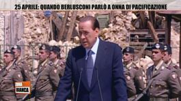 25 aprile: quando Silvio Berlusconi parlò ad Onna di pacificazione thumbnail