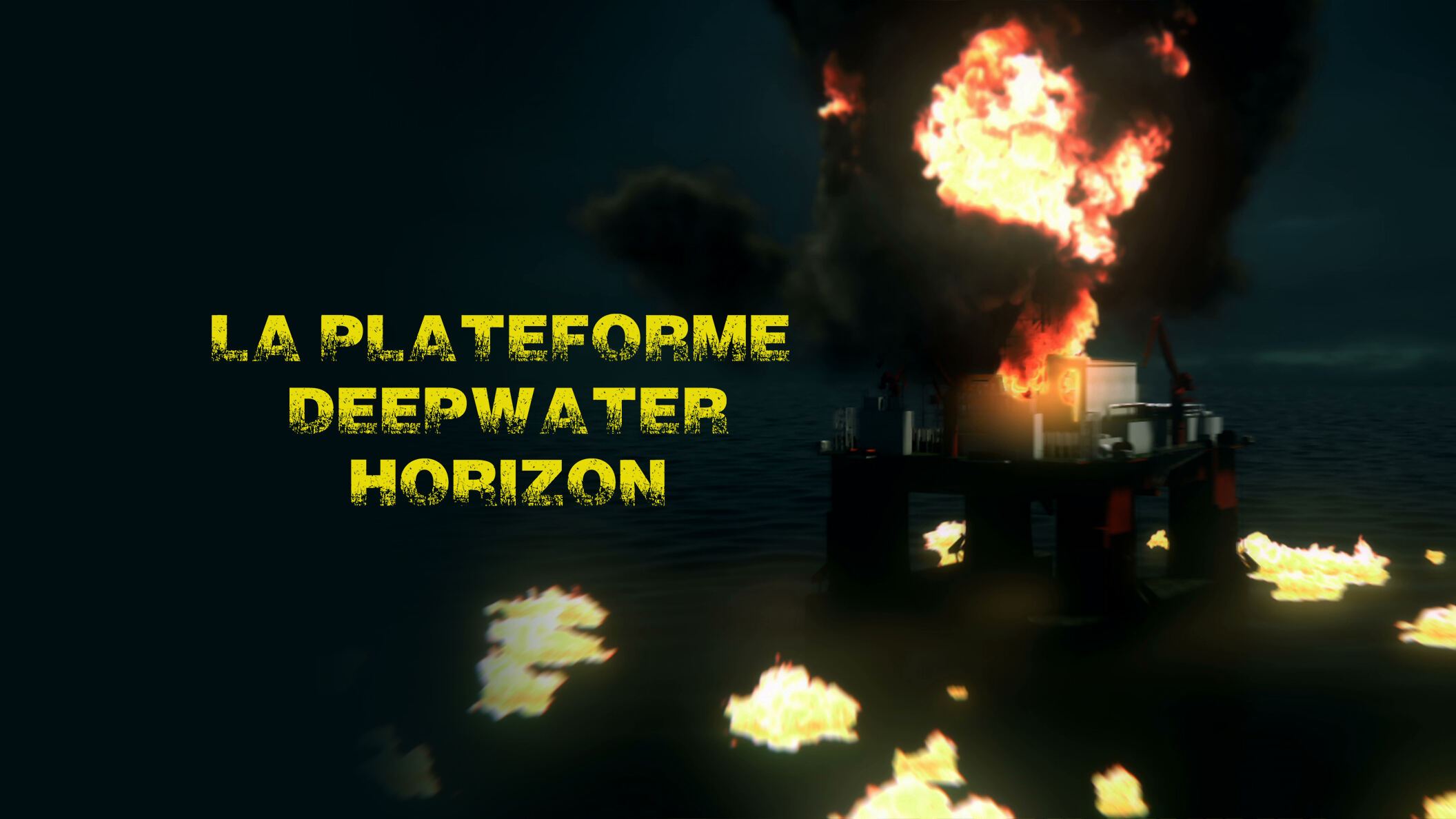 La plateforme deepwater Horizon