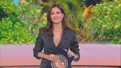 L'ingresso di Veronica Gentili in studio