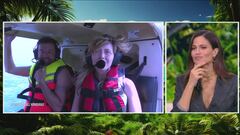 Il tuffo di Loredana Cannata e Paolo Vallesi