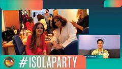 Isola Party, puntata 2: Giorgia Palmas e Andrea Dianetti commentano l'Isola dei Famosi con Vladimir Luxuria