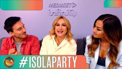 Isola Party puntata 6: Giorgia Palmas e Andrea Dianetti dietro le quinte dell'Isola dei Famosi con Vladimir Luxuria