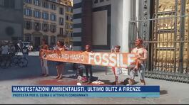 Manifestazioni ambientalisti, ultimo blitz a Firenze thumbnail