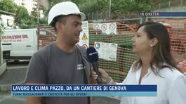 Lavoro e clima pazzo, da un cantiere di Genova thumbnail