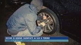 Decine di gomme sgonfiate ai suv a Torino thumbnail