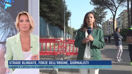 Strade blindate, forze dell'ordine, giornalisti thumbnail