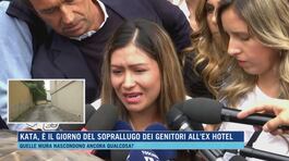 Kata, è il giorno del sopralluogo dei genitori all'ex Hotel thumbnail