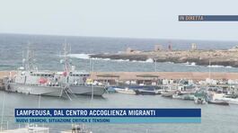 Lampedusa, dal centro accoglienza migranti thumbnail