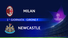 Milan-Newcastle: partita integrale