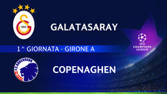 Galatasaray-Copenaghen: partita integrale