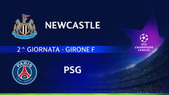 Newcastle-PSG: partita integrale