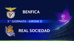 Benfica-Real Sociedad: partita integrale