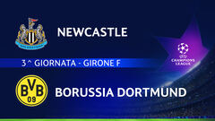 Newcastle-Borussia Dortmund: partita integrale