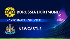 Borussia Dortmund-Newcastle: partita integrale