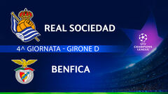 Real Sociedad-Benfica: partita integrale