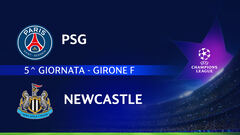 PSG-Newcastle: partita integrale