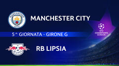 Manchester City-RB Lipsia: partita integrale