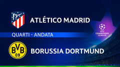 Atlético Madrid-Borussia Dortmund: partita integrale