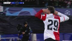 25' | Gol annullato a Gimenez (Feyenoord-Lazio 0-0)