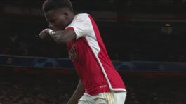 12' | Gol di B. Saka (Arsenal-Bayern Monaco 1-0) thumbnail