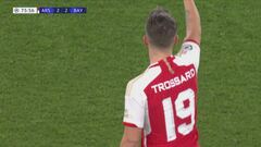 76' | Gol di Trossard (Arsenal-Bayern Monaco 2-2)
