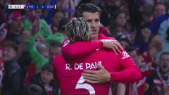 4' | Gol di De Paul (Atlético Madrid-Borussia Dortmund 1-0)
