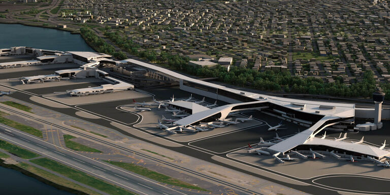 Focus L'aeroporto tra i grattacieli