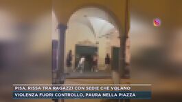 Pisa, rissa tra ragazzi con sedie che volano thumbnail