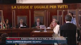 Alessia Pifferi in aula parla della gravidanza thumbnail