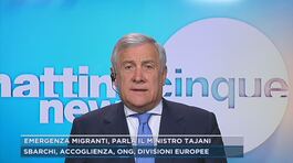 Emergenza migranti, parla il ministro Tajani thumbnail