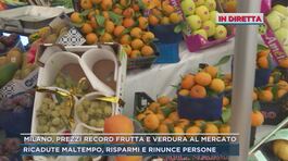 Milano, prezzi record frutta e verdura al mercato thumbnail