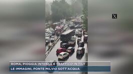 Roma, pioggia intensa e traffico in tilt thumbnail